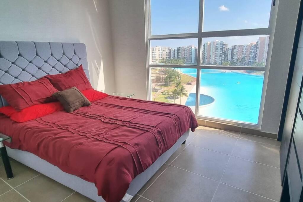 Departamento Con Laguna Artificial Cancún Eksteriør billede