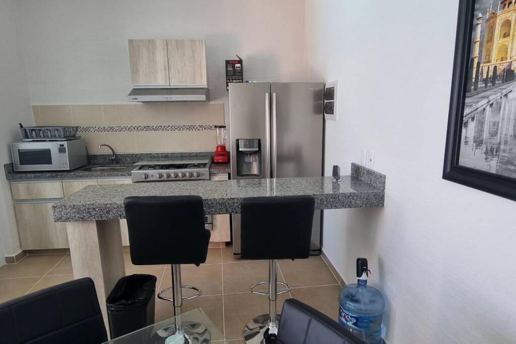 Departamento Con Laguna Artificial Cancún Eksteriør billede