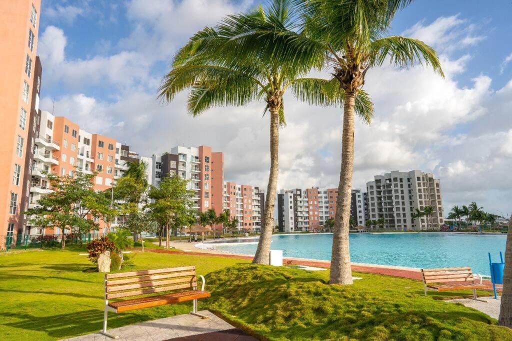 Departamento Con Laguna Artificial Cancún Eksteriør billede