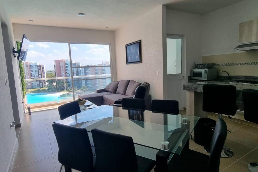 Departamento Con Laguna Artificial Cancún Eksteriør billede